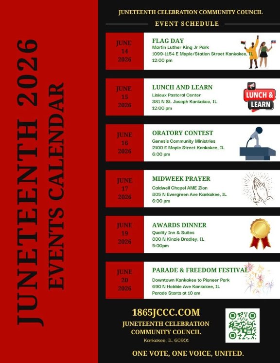 Lady Billie Burrell helps uplift Juneteenth in&nbsp;Kankakee!